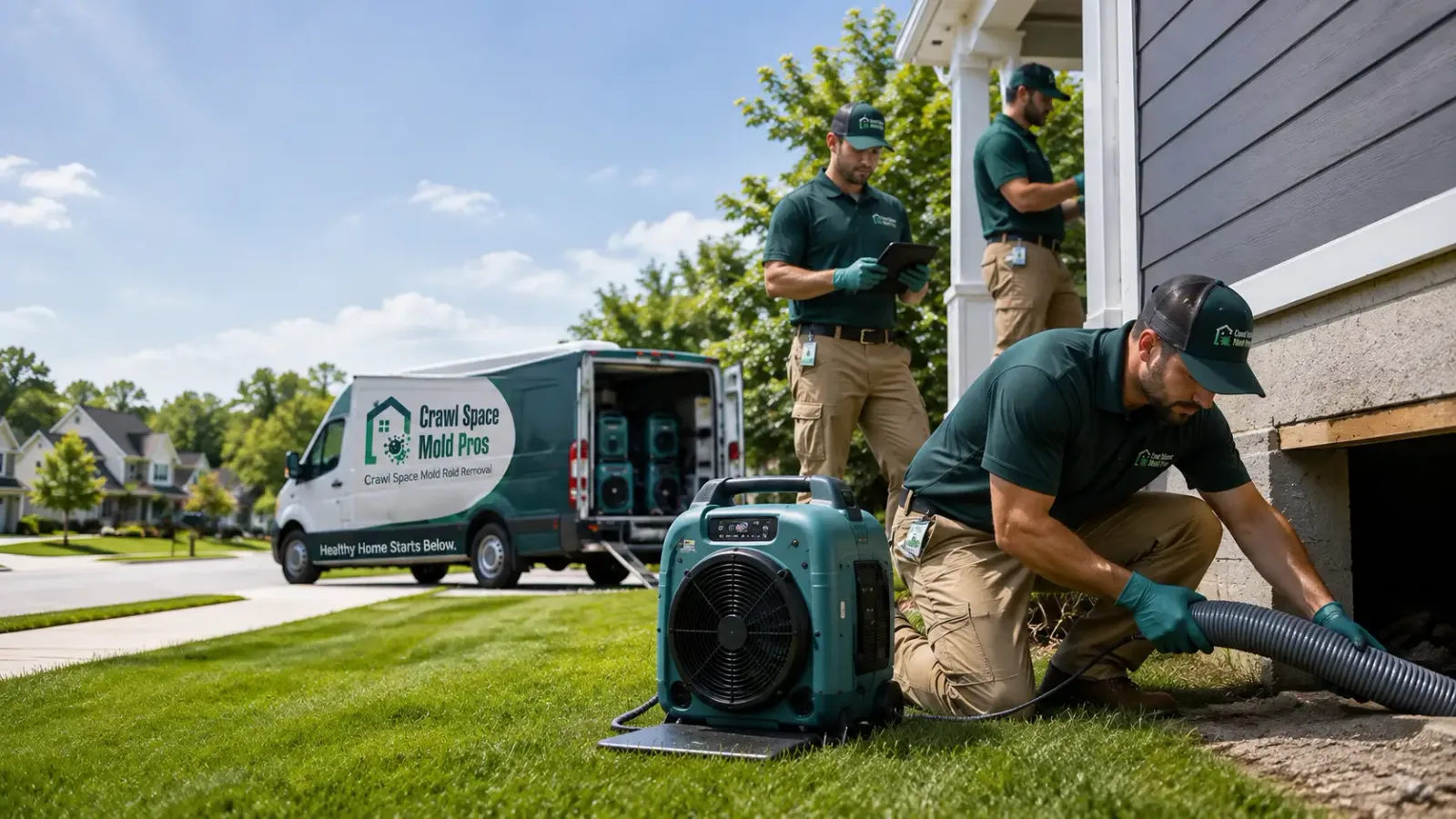 Crawl Space Mold Removal in Verona, VA